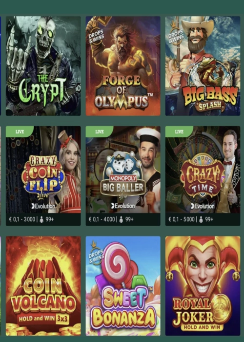 Inscription rapide nouveau joueur Cresus Casino